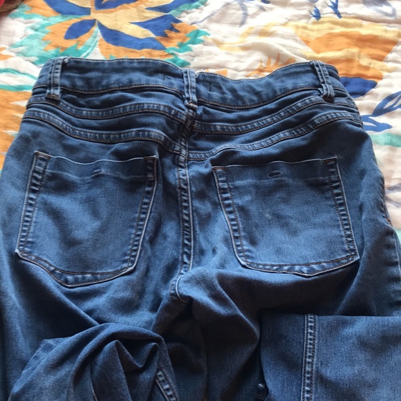 Free people high waisted pants stretch jegging jeans denim 26 small s - Picture 3 of 4